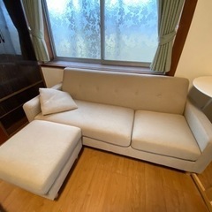 【3,000円】　[幅171] カウチソファ L字ソファ 切り離...