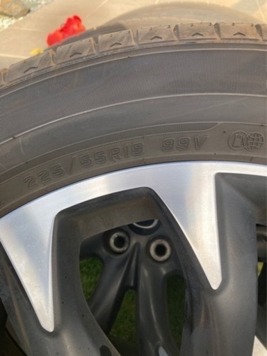 【お値下げ】マツダタイヤ　225/55R-1999v ホイール付き
