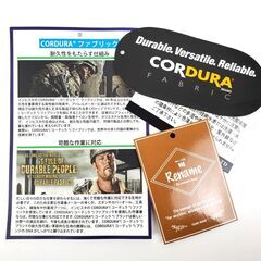【未使用タグ付】Rename 高機能 CORDURA ユーティリティトートリュック ブラック 多収納ポケット 軽量 耐久性 撥水 防汚 定価7,590円の画像