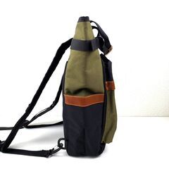 【未使用】Rename 高機能 CORDURA ユーティリティトートリュック カーキ 多収納ポケット 軽量 耐久性 撥水 防汚 定価7,590円の画像