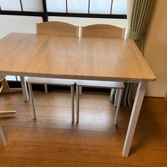 【2,000円】4人掛け ダイニングテーブル 幅 110cm 