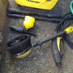 高圧洗浄機ケルヒャーK310 稼働品一部欠陥　中古の画像