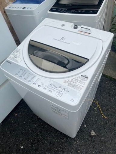 【6kg洗濯機】脱水も良好☆シンプルスタイルをお安く！