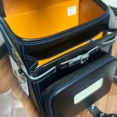【新品未使用】黒×青 ランドセルの画像