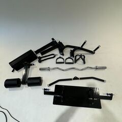 トレーニングマシーン　スミス　ジムマシーン　アタッチメント付きの画像