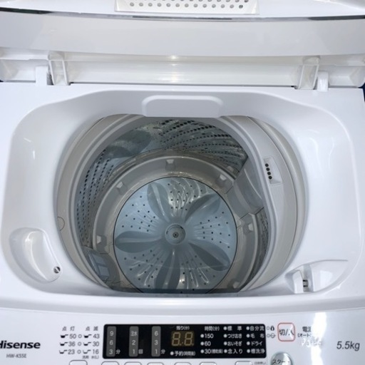 ⭐️Hisense⭐️全自動洗濯機　2020年5.5kg 大阪市近郊配送無料