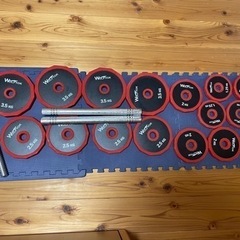 自分で組み立てて使えるダンベル　20kg×2セット