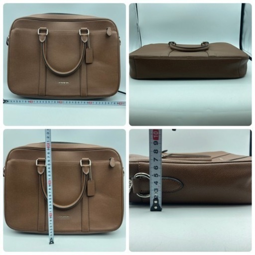 s110602 COACH コーチ バック ビジネスバック ブランド品 美品 仕事用 メンズ レザー 2way 中古品 