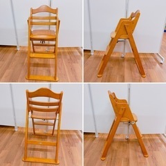 12AG1 KATOJI カトージ 椅子 子供用 キッズチェア 22342 茶色系 イス チェア の画像