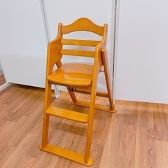 12AG1 KATOJI カトージ 椅子 子供用 キッズチェア 22342 茶色系 イス チェア の画像