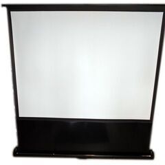 新札幌 スクリーン 床置き 自立式 80インチ 4:3 モバイルスクリーン ホームシアター ビジネス プロジェクター No.2248