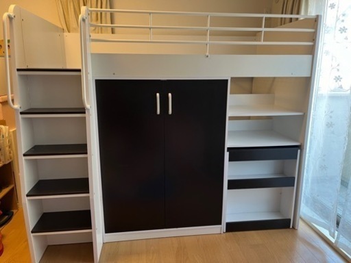 中古ロフトシステムベッド