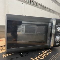 配送可能　ヤマゼン MW-Y205／60Hz 電子レンジ（西日本地域用） ブラック