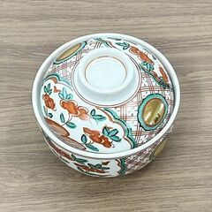 ★新品未使用品★　間取花　煮物碗　310ｇ　和食器　R4-0086の画像