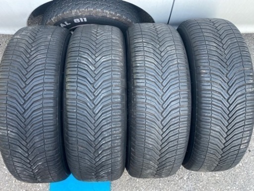 【美品】225/60R17 ミシュラン　オールシーズンタイヤ　アルファード純正アルミ