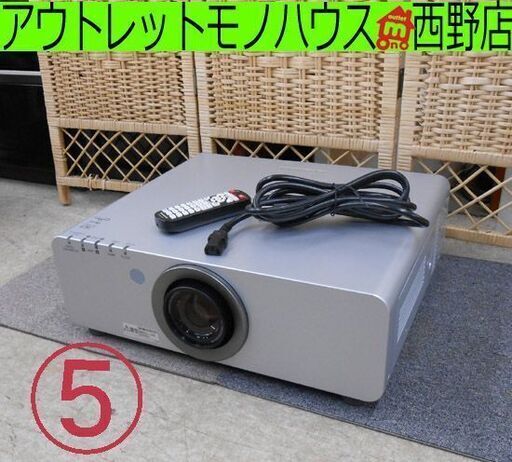 ⑤パナソニック/Panasonic 業務用 1チップDLP方式プロジェクター PT-DW640S 2014年製 ランプ使用1592/1592時間 リモコン付き 札幌 西野店