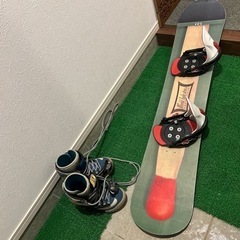 いただきもの　スノーボードセットの画像