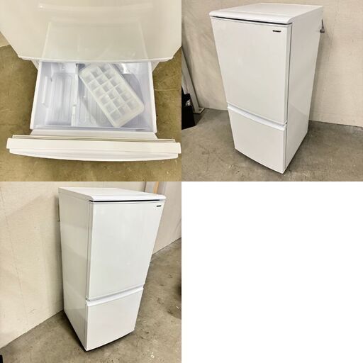  15585  SHARP 一人暮らし2D冷蔵庫 2018年製 137L ◆大阪市内・東大阪市他 5,000円以上ご購入で無料配達いた