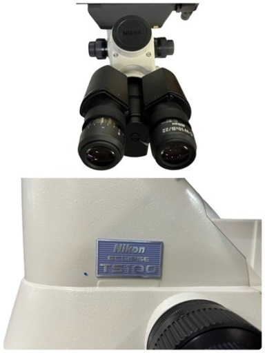 NO.1183 Nikon ニコン 培養倒立顕微鏡 ECLIPSE TS100-F 中古 ジャンク品 