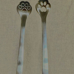 肉球スプーン　穴あき＋穴なし　未開封