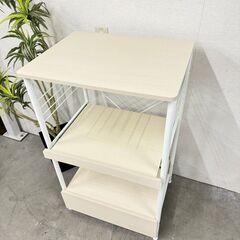  15571  NITORI レンジ台　キッチン収納   ◆大阪市内・東大阪市他 5,000円以上ご購入で無料配達いたします！◆ ※京都・高槻・枚方方面◆神戸・西宮・尼崎方面◆奈良方面、大阪南部方面　それぞれ条件付き無料配送あり！            の画像
