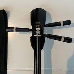 取引中】三線 人工皮 チューナー ピック付き