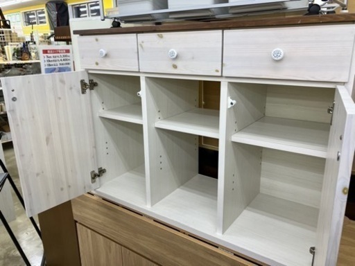キッチン?天板タイルでカントリー調?カウンター　377