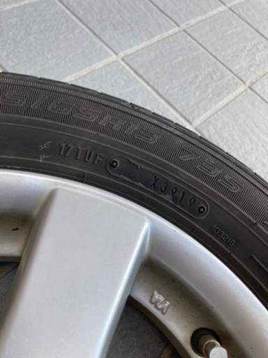 [軽自動車対応]ダンロップec202  155/65r13 夏タイヤホイール付き