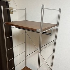 【値下げ】無印良品　ステンレスユニットシェルフ　ワードローブの画像