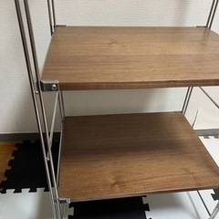 【値下げ】無印良品　ステンレスユニットシェルフ　ワードローブの画像