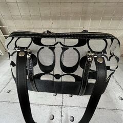 3/7 値下げ👜未使用品👜COACH👜ミニボストンバッグ👜F13...