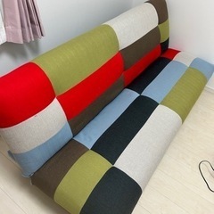 ソファーベッド♡⃛カラフルで可愛い♡⃛の画像