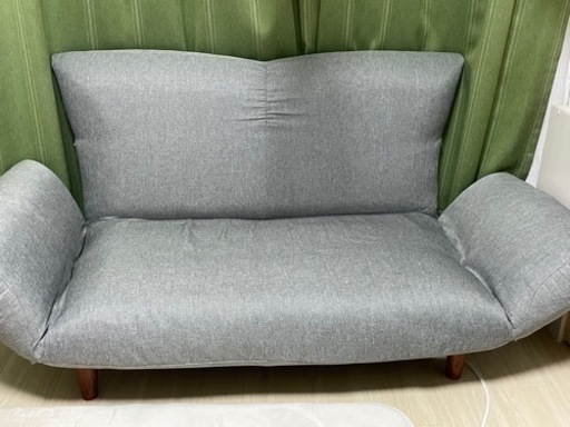 【お譲り先決まりました】2人掛けソファーベッド