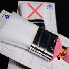 夏休みの工作に🖌️ペイント用 チビはけ君／ピンク１本✨未使用品の画像