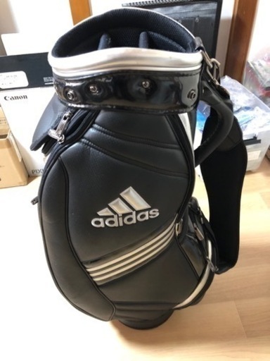 ゴルフバッグ　adidas フード付