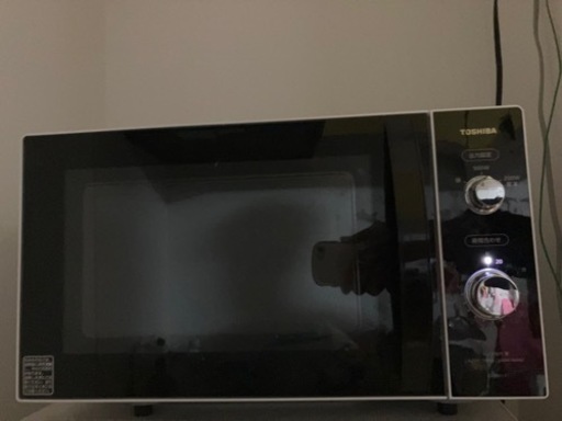 電子レンジ 17L ER-SM17(W) TOSHIBA 東芝 フラット庫内 ダイヤル操作 ヘルツフリー お手入れ簡単
