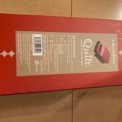 新品‼️未使用品‼️レコルトPress Sand Maker Quiltプレスサンドメーカー キルトの画像