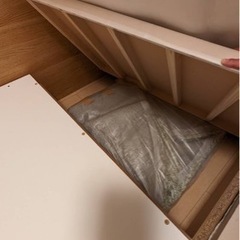 ニトリ　セミダブルベッド　収納付きの画像