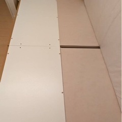 ニトリ　セミダブルベッド　収納付きの画像