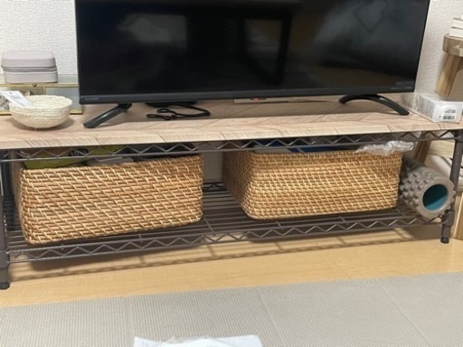 スチールラック　テレビボード