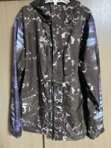 VOLCOM ボルコム GORE-TEXスノーボードウェア 総柄 カモ L