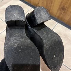 最終値下げ 早い者勝ちサイドゴア ブーツ 黒の画像