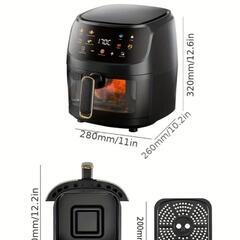 エア フライヤー  タッチパネル  6L  ノン オイル フライヤーの画像