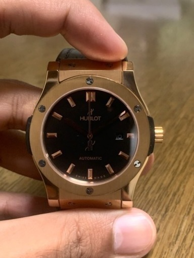 ウブロ 582888 ゴールド、ブラックベルト