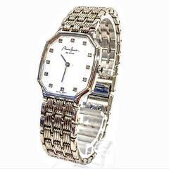 貴重品 美品　ブランドMarino Focardi マリノフォカルディ 腕時計 石付き SILVER 925刻印 SM-9MI 1110246 完動品 57.9ｇ ケース付き

総重量：57.9ｇ
稼働状況：◯
龍頭：◯