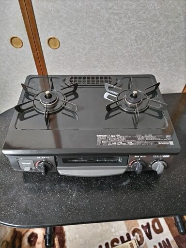 【美品】リンナイ　都市ガス用ガスコンロ