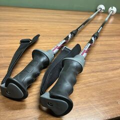 オガサカ　伸縮式 スキーストック（サイズ調整式ポール）100～120cmの画像