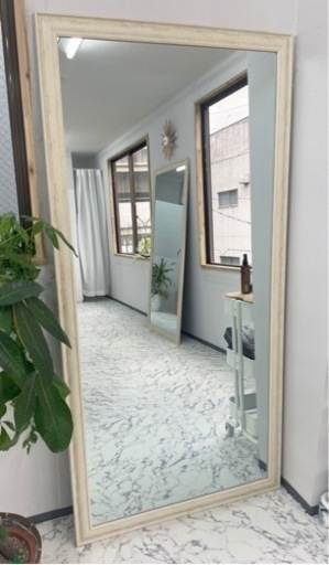 【専用】大型ミラー2枚セット　全身鏡　幅90㎝×高さ180㎝