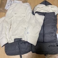 エアバギー　ダウンフットマフ　ストローラーマット
