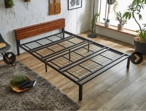 ベッドフレーム セミダブル 棚付き コンセント付き 値下げ交渉可